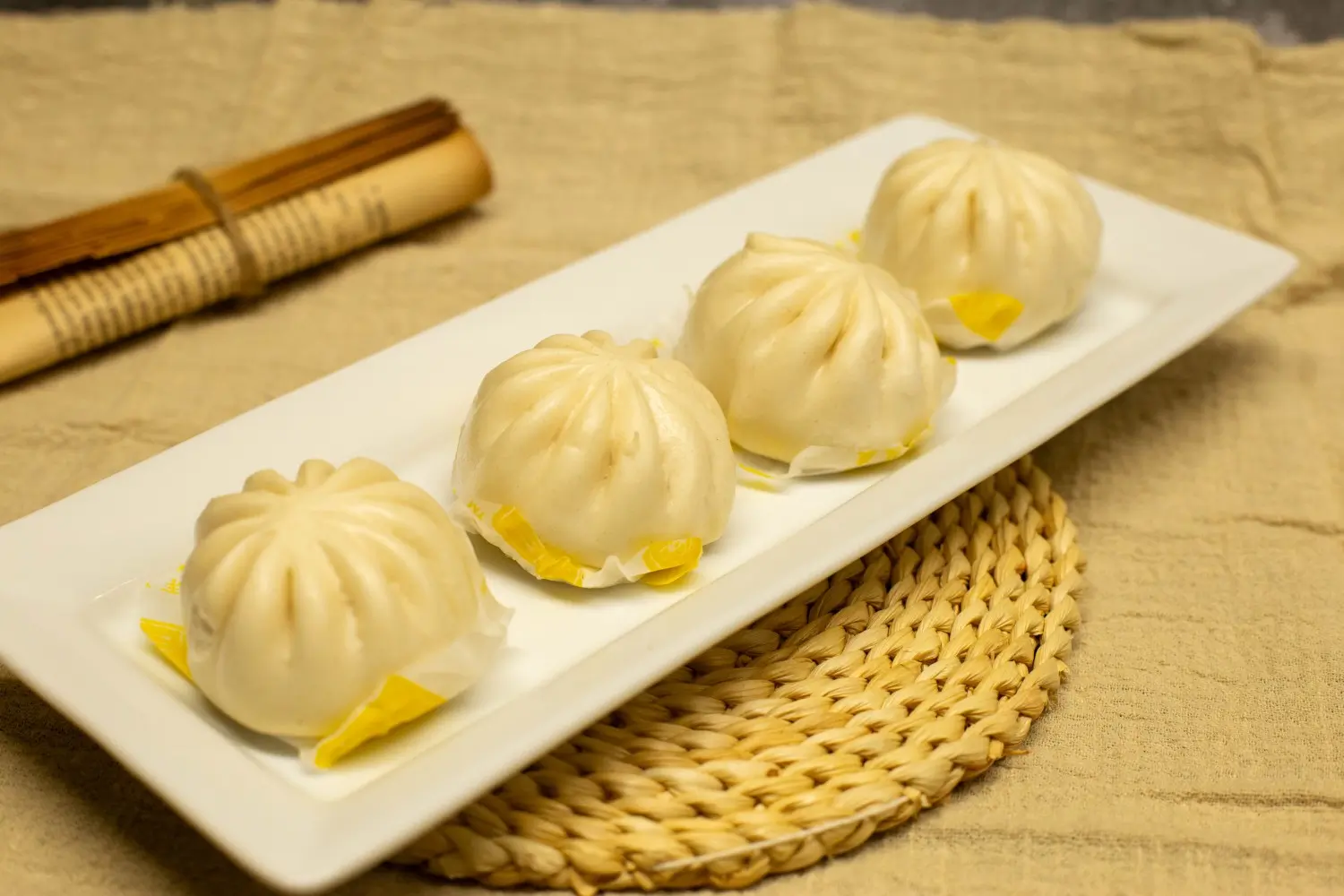 Custard filling at Happy Valley Wok, a Asian Restaurant in Happy Valley